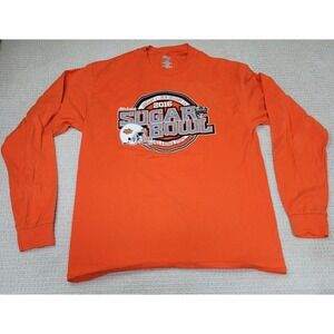 Oklahoma State Cowboys Shirt Adult Large Orange Long Sleeve 2016 Sugar Bowl Mens